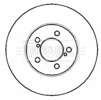 BORG & BECK Тормозной диск BBD4322